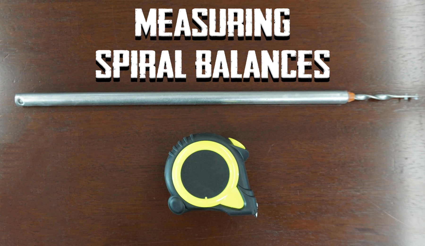 How to Measure Spiral Window Balances