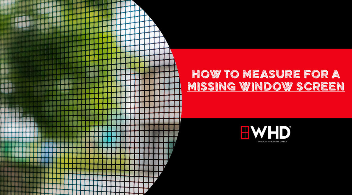 Window Missing Panel How to Measure for a Missing Window Screen: A Comprehensive Guide ...