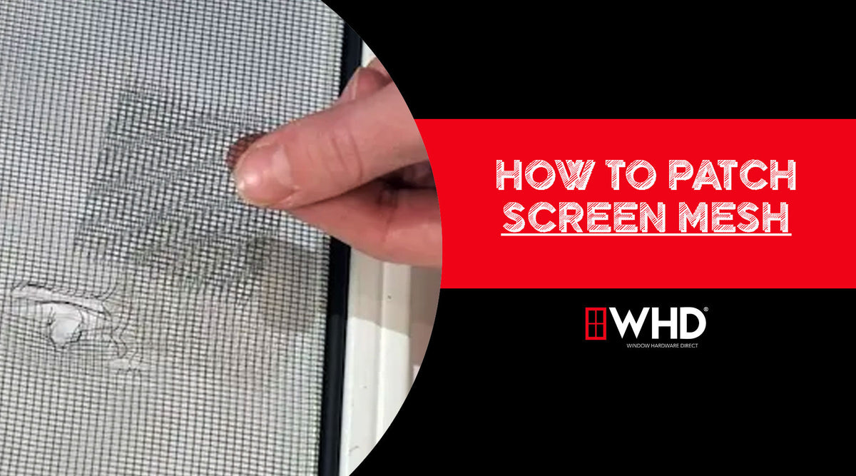 How to Patch Screen Mesh: A Step-by-Step Guide — Window Hardware Direct
