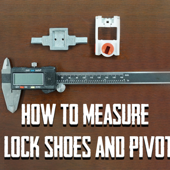 How to measure pivot lock shoes and pivot bars