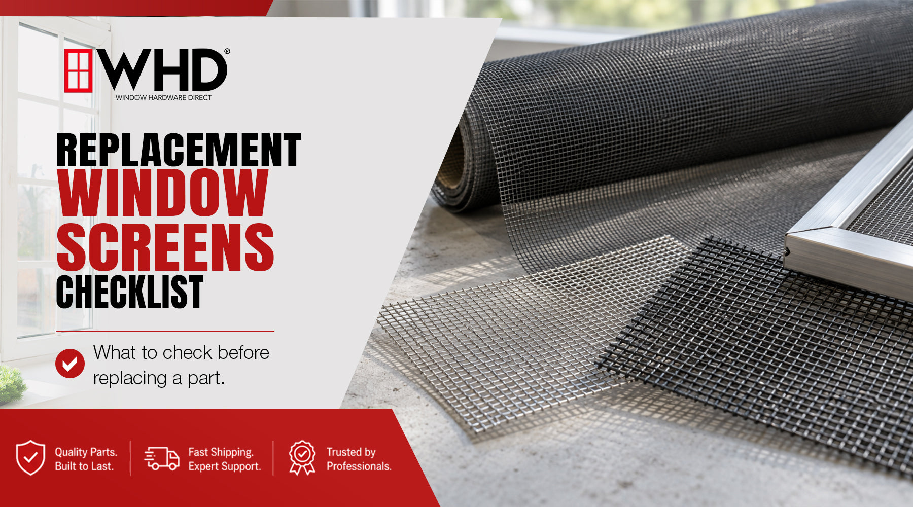 Why Window Screens Come in Different Meshes