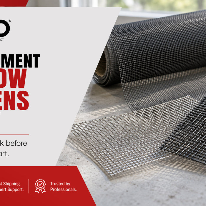 Why Window Screens Come in Different Meshes