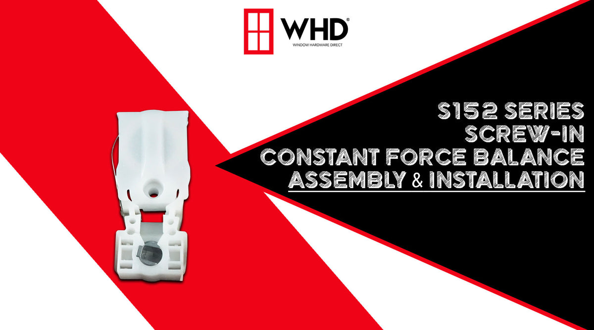 S152 Series Screw-In Constant Force Balance Assembly & Installation ...