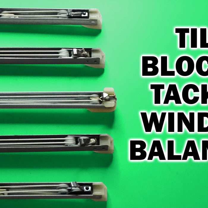 How to Replace Tilt Block and Tackle Balances