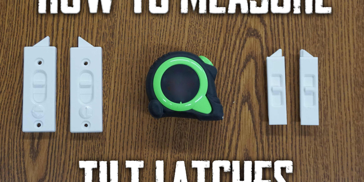 How To Measure Window Tilt Latches — Window Hardware Direct