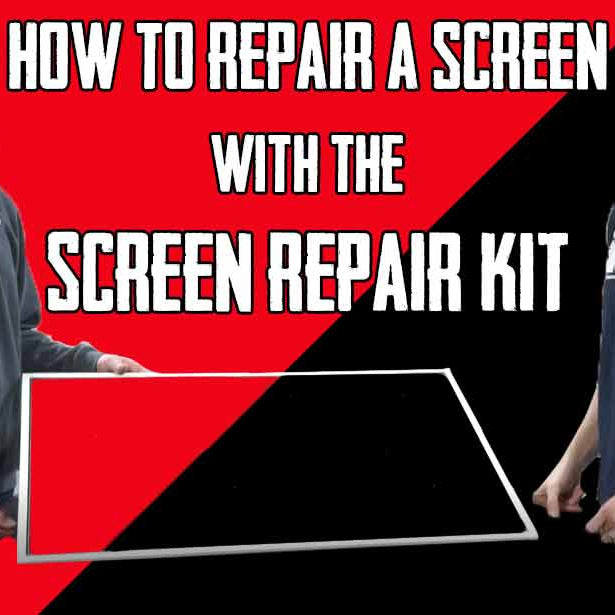 How to Repair a screen with a screen repair kit