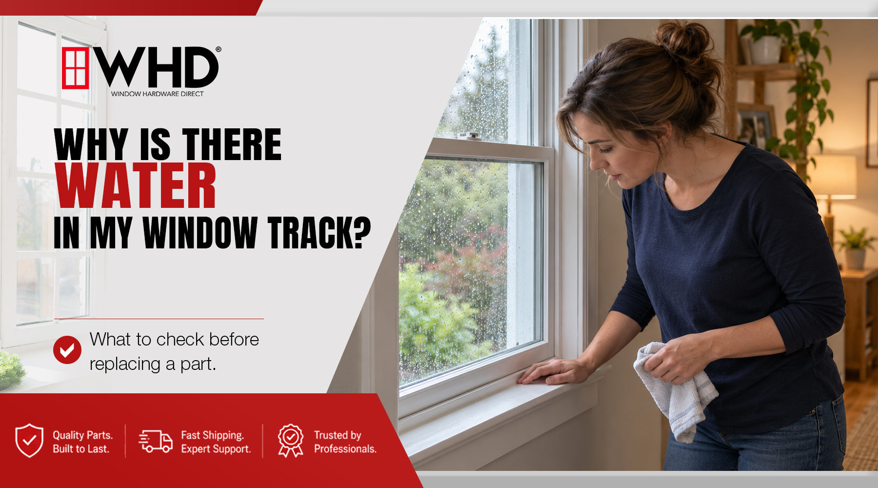 Why Is There Water in My Window Track? What’s Normal and What to Check