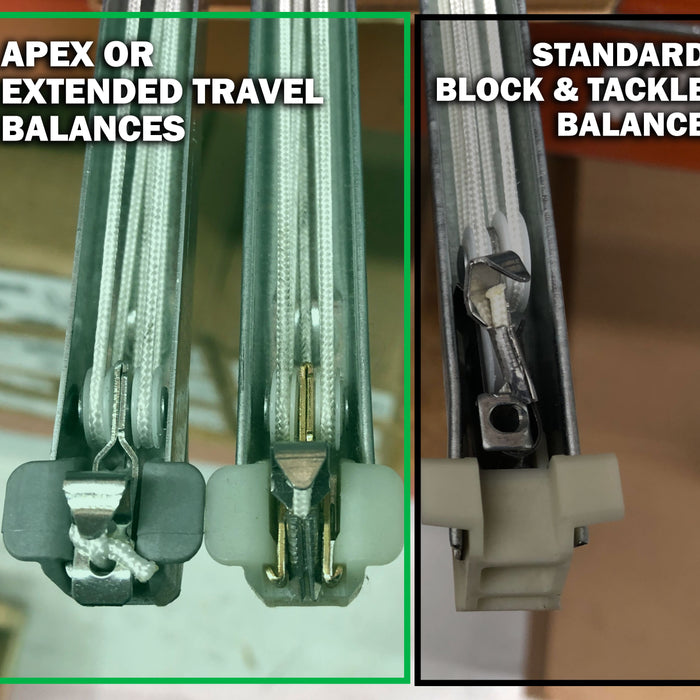 Apex Extended Block and Tackle and Standard Block and Tackle Balances, Whats the Difference?