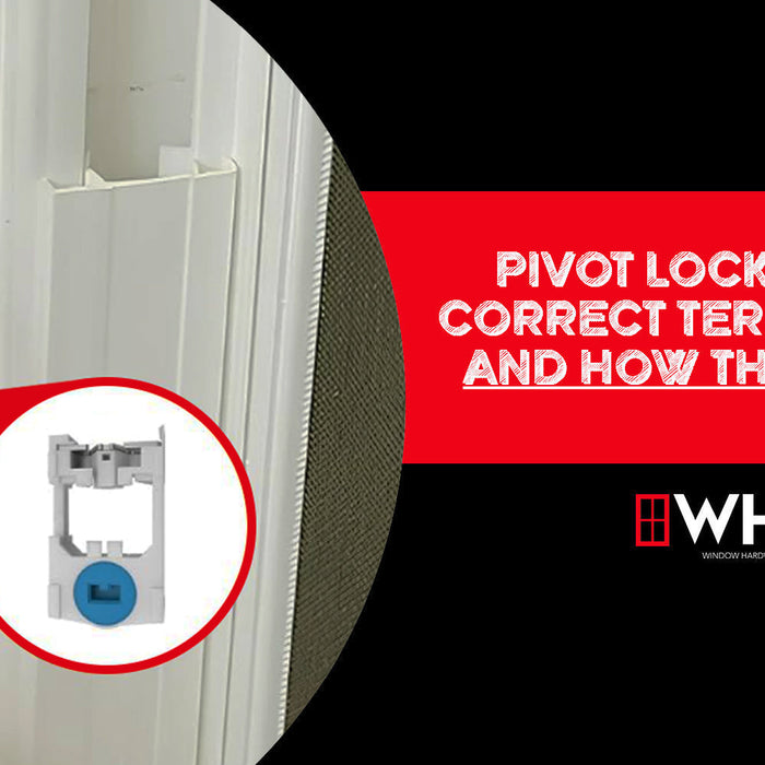 Pivot Lock Shoes for Windows: Correct Terminology and How They Work