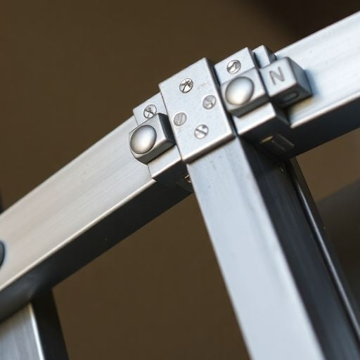 Reinforced door frame with strong locks and hinges.