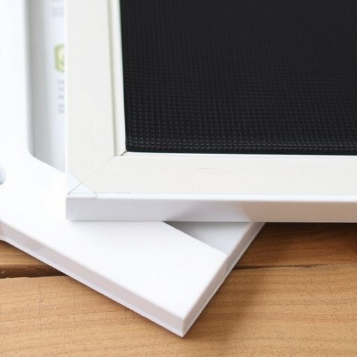 Window screen replacement parts close-up