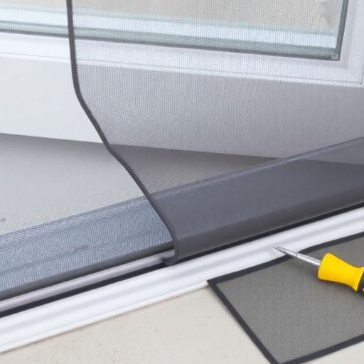 Retractable screen removal from Larson Storm Door.