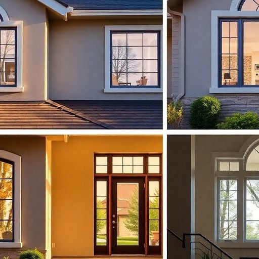 Stylish Milgard windows enhance a modern home design.