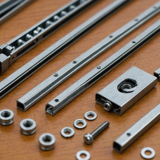 Sliding glass door track repair parts