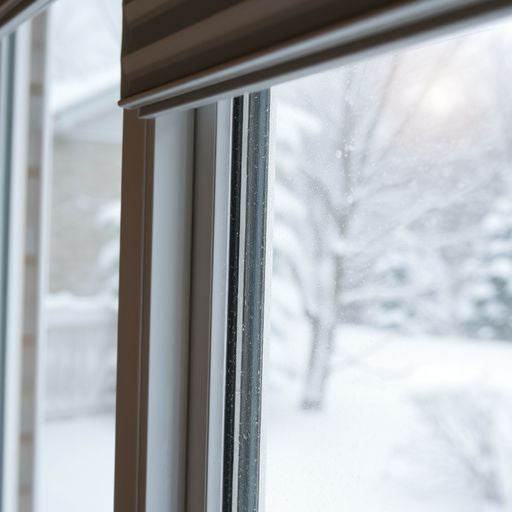 Well-sealed window with weather stripping