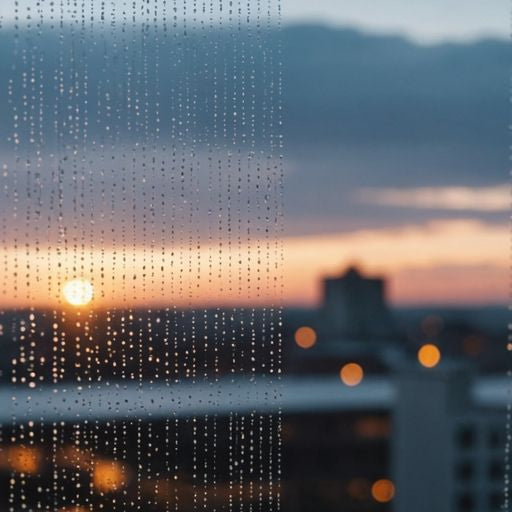 Window with weather strips for energy efficiency and draft prevention.