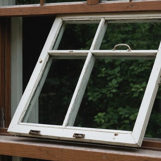 1984 Anderson casement window frame and hinge