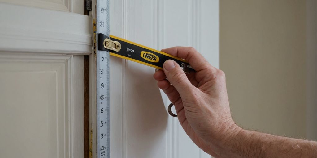 Installing weather stripping on a door frame