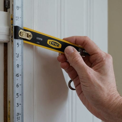 Installing weather stripping on a door frame