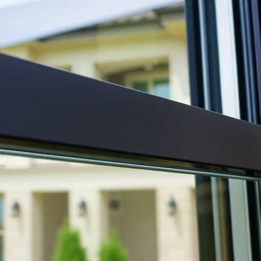 Close-up of a PGT impact-resistant window.