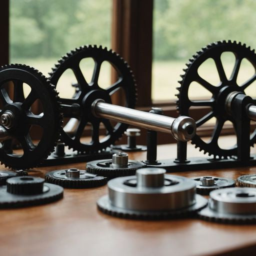 Assorted Biltbest window cranks on a wooden table.