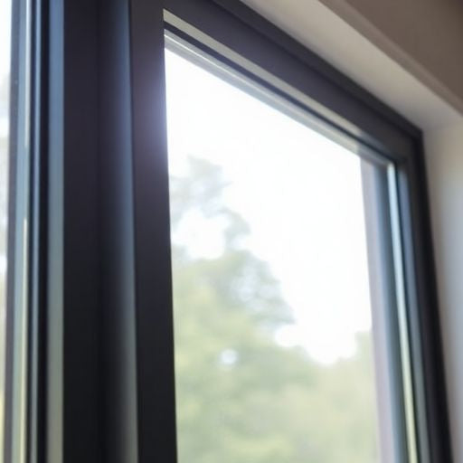 Modern Hurd window in a stylish home interior.