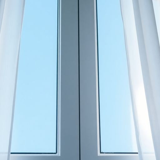 Soundproof window with curtains and insulation materials.