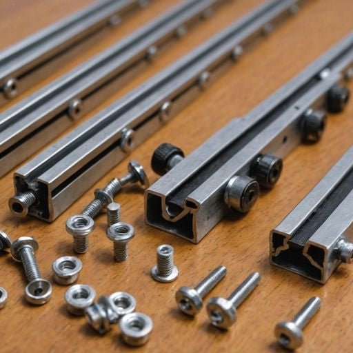 Sliding glass door track repair parts