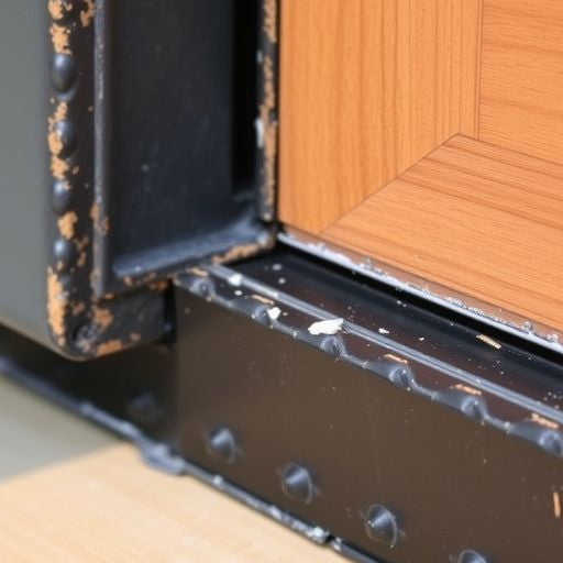 Door with bulb seal weatherstripping