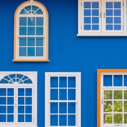 A collection of different window styles and designs.