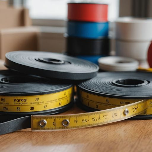 Various weather stripping tools and materials for home energy efficiency