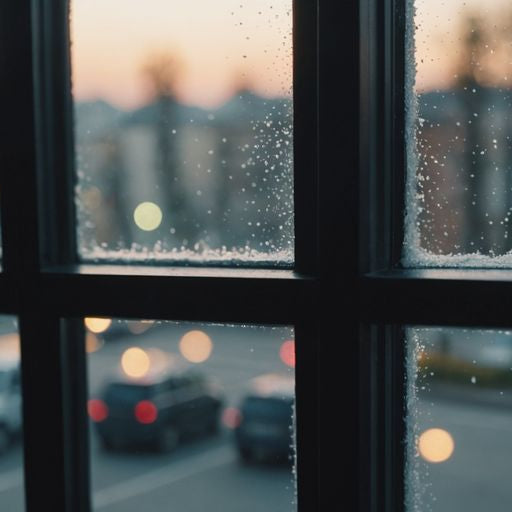 New weather stripping on a window for better insulation