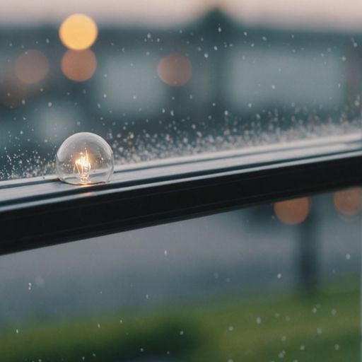 Bulb seal weatherstripping installed on a window frame