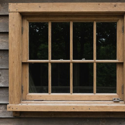 Vintage 1984 Anderson casement window with hardware
