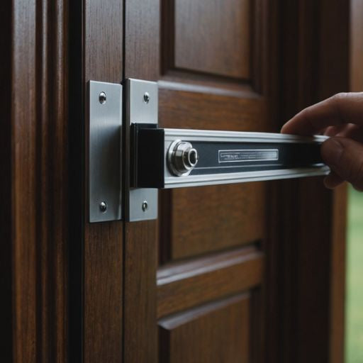 Applying weatherstripping to a door for energy efficiency