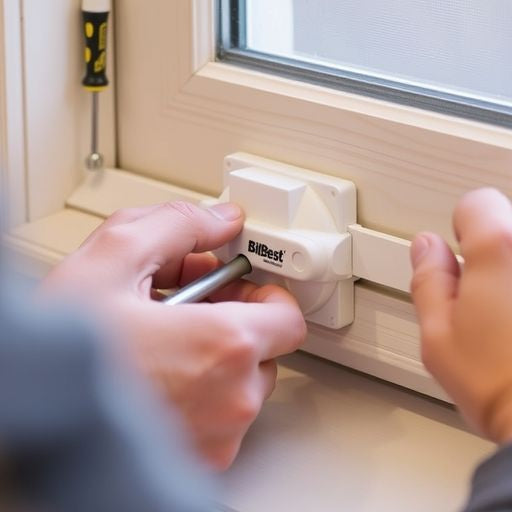 Installing BiltBest window crank on wooden frame