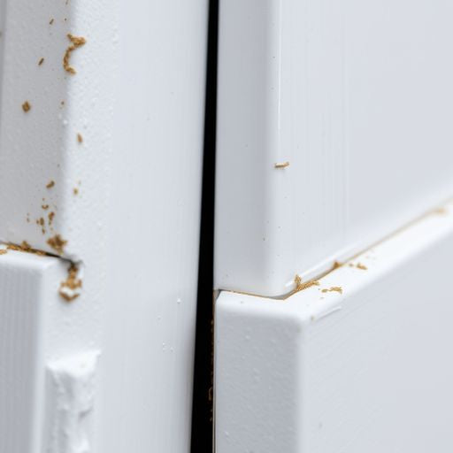 Well-sealed door with weatherstripping