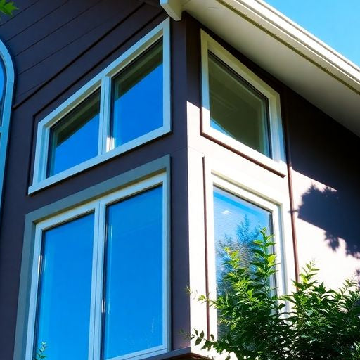 Modern home with Alside windows in natural lighting.