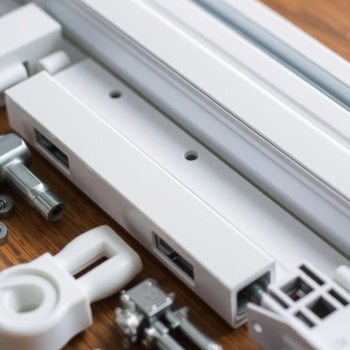 PGT window parts close-up