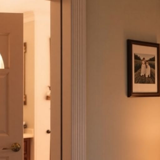 Close-up of a door fitting snugly in its frame.