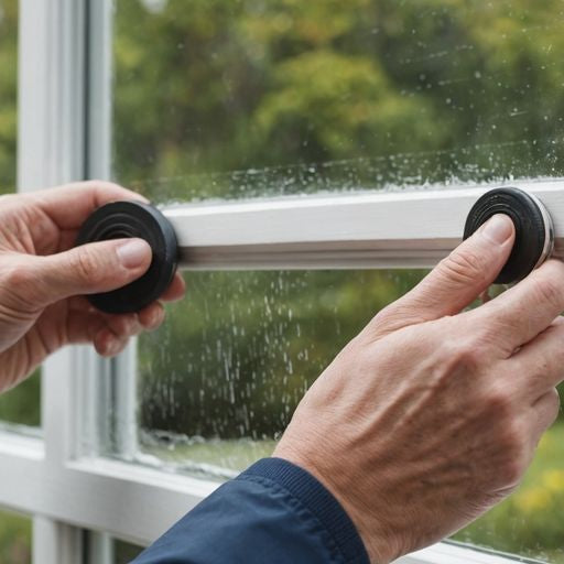 Applying weather seal to a window