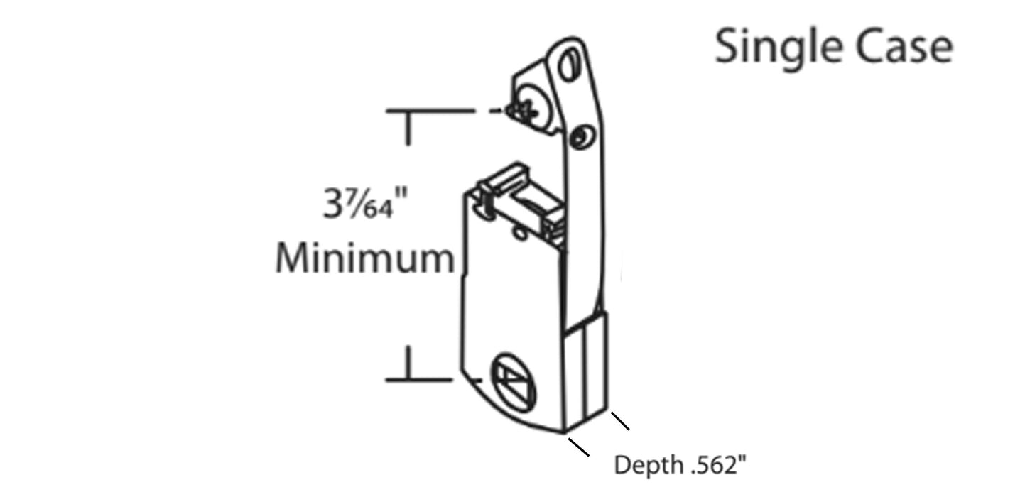 Left or Right Hand Caldwell Series 32 Roller Tilt Single Spring Constant Force Balance, Blue Cam - .562", #6L or #6R, 12 lbs