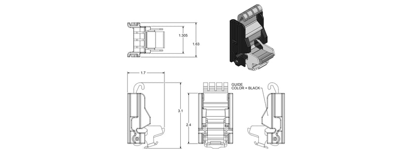 Caldwell Tandem or Single Carrier Unit - Black