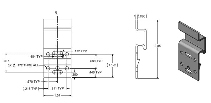 WRS Caldwell ECO Carrier Bracket