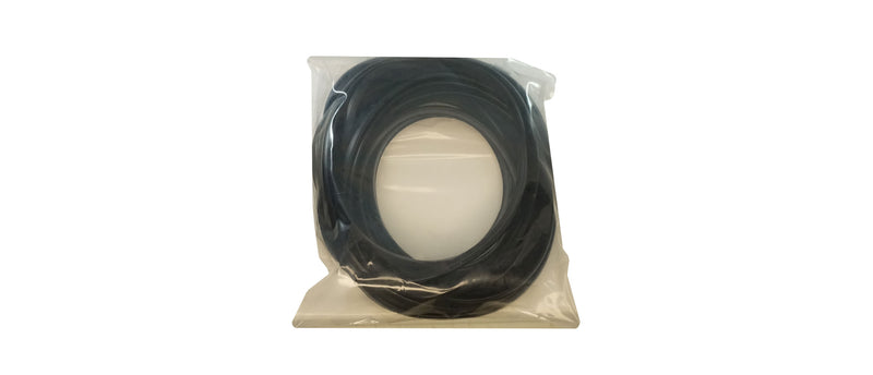 WRS .49" x .30" Black Glazing Wedge - 25 Ft Roll