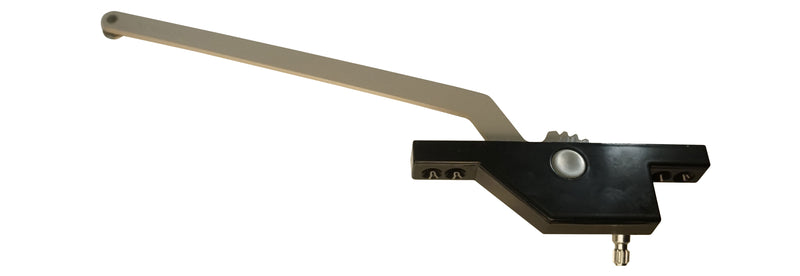 WRS Truth Left or Right Hand Front Mounted Single Arm Casement Operator, 9-1/2" Arm - Black