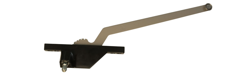 WRS Truth Left or Right Hand Front Mounted Single Arm Casement Operator, 9-1/2" Arm - Black