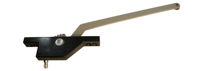 WRS Truth Left or Right Hand Front Mounted Single Arm Casement Operator, 9-1/2" Arm - Black