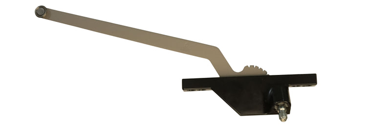 WRS Truth Left or Right Hand Front Mounted Single Arm Casement Operator, 9-1/2" Arm - Black
