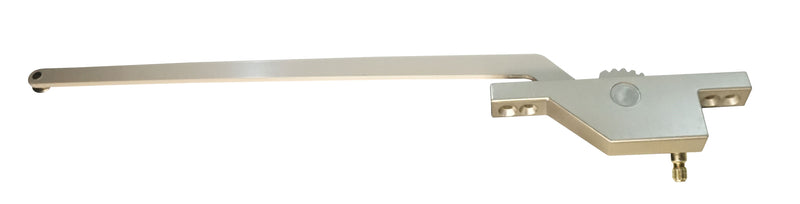 WRS Truth Right or Left Hand Front Mounted Single Arm Casement Operator, 13-1/2" Arm - Satin Nickel